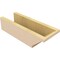 Ekena Millwork 6in. W x 4in. H x 16in. L Burlington Woodgrain TimberThane Rafter Tail, Primed Tan RFTUR06X04X16BURRCPR - alternate 3
